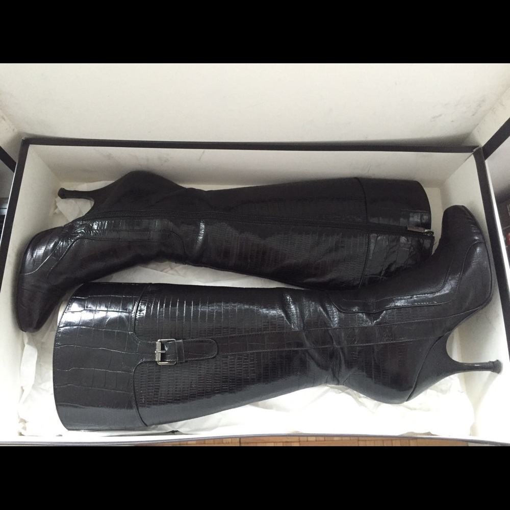 Just Cavalli leather boots size 38